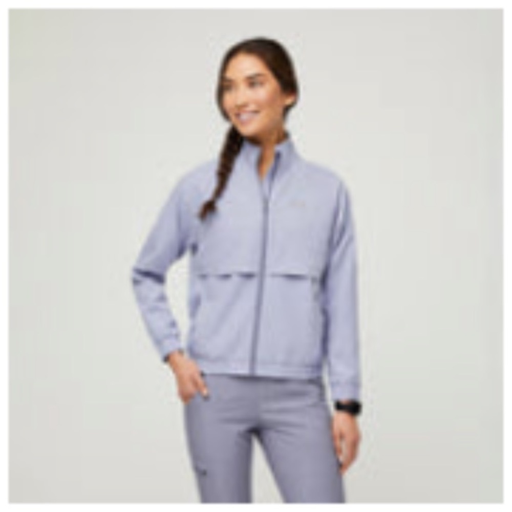FIGS Vapor Blue Scrub Jacket